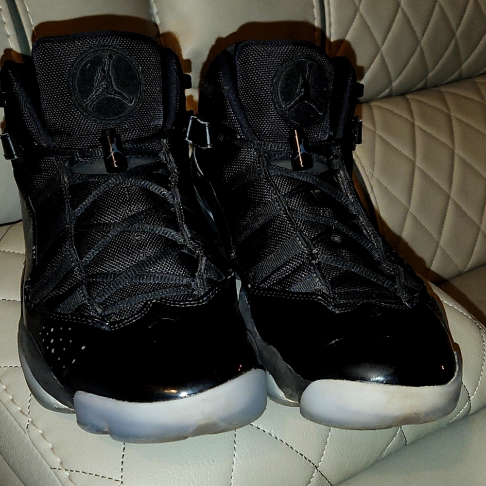 Air Jordan's, size 12 men, black
